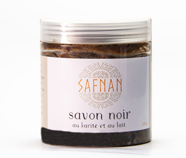 Black Soap with Shea and Milk - 500 g - SAFNAN