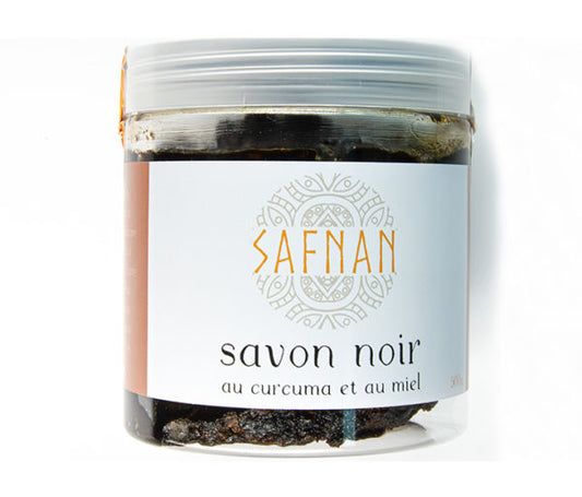Black Soap With Turmeric And Honey - SAFNAN - 500 g